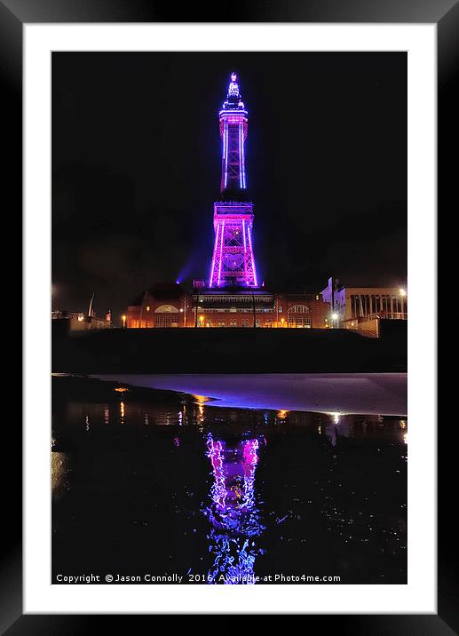 Blackpool Tower  Framed Mounted Print by Jason Connolly