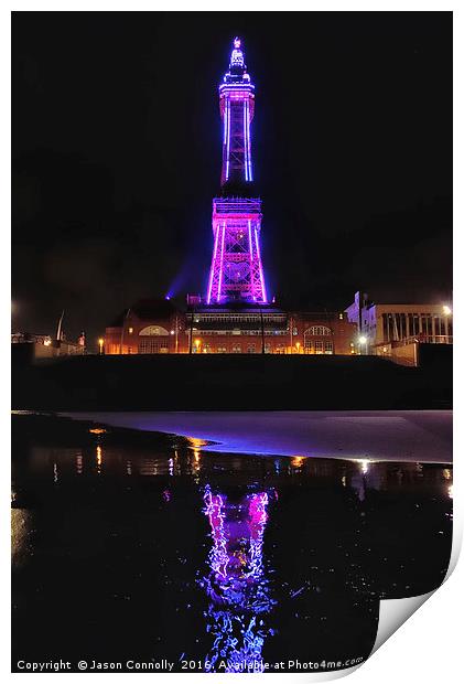 Blackpool Tower  Print by Jason Connolly