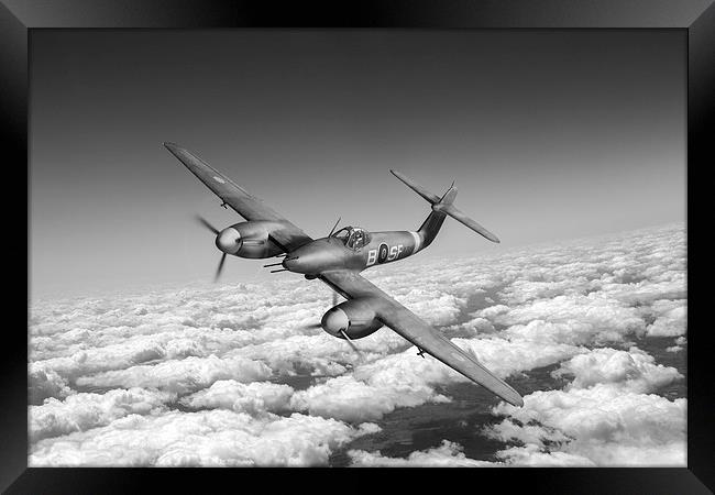 Westland Whirlwind portrait black and white versio Framed Print by Gary Eason