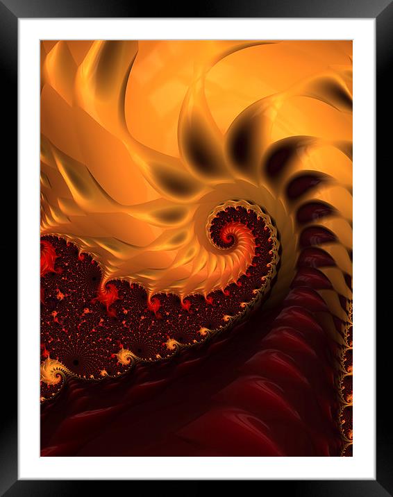 Fire and Brimstone Framed Mounted Print by Amanda Moore