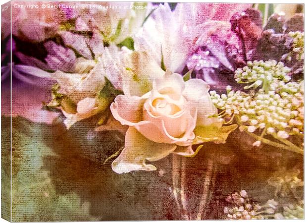Soft and Serene Rose Bouquet Canvas Print by Beryl Curran