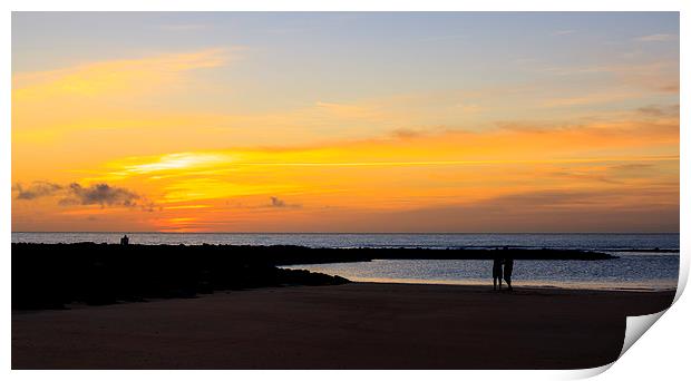 Fuerteventura sunrise  Print by chris smith