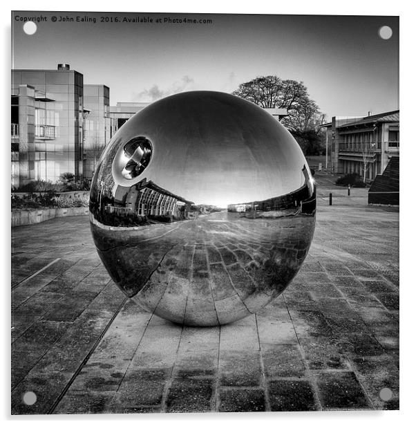 Globe Acrylic by John Ealing