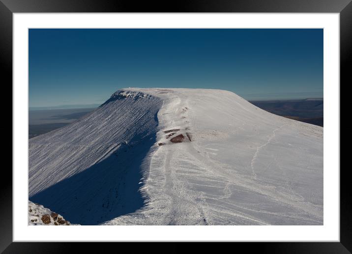 Pen y Fan Framed Mounted Print by Leighton Collins