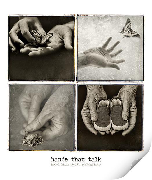 Hands that Talk - the sequel Print by Abdul Kadir Audah