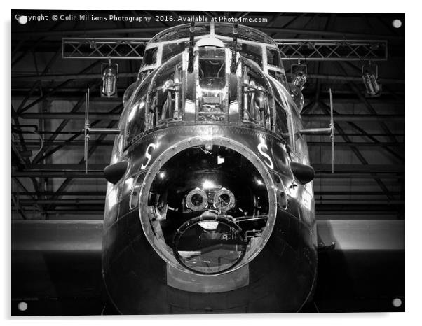 Avro Lancaster Acrylic by Colin Williams Photography