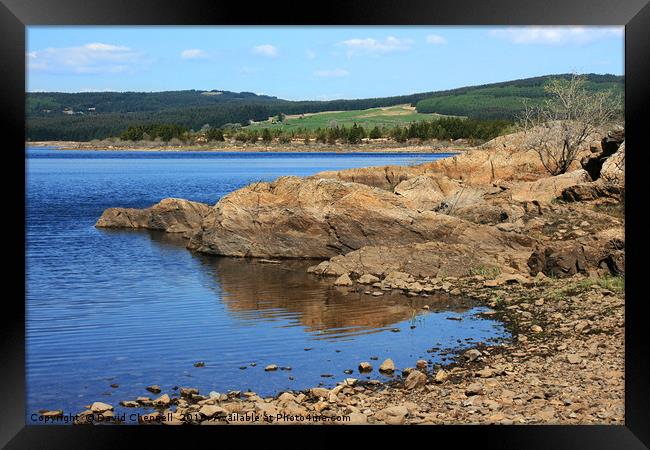  Chatteringshaws Loch   Framed Print by David Chennell