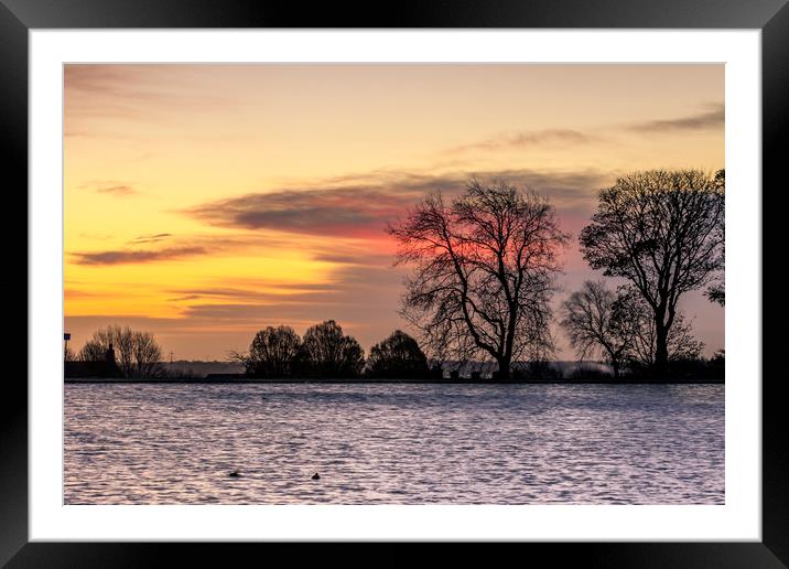 Golden Sunrise  Framed Mounted Print by chris smith