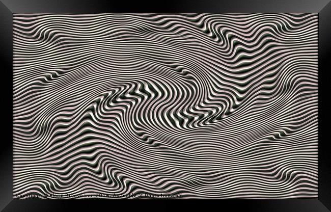 Lines Impression Framed Print by Florin Birjoveanu