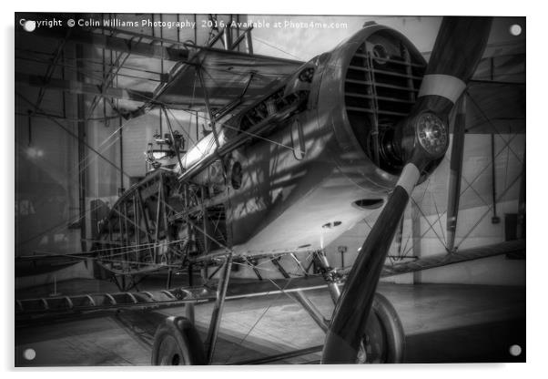 Restoring a Biplane Acrylic by Colin Williams Photography