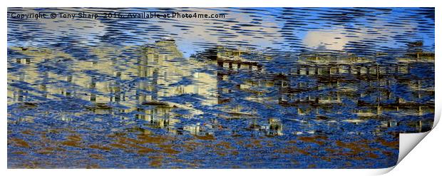 Sand Reflections Abstract Print by Tony Sharp LRPS CPAGB