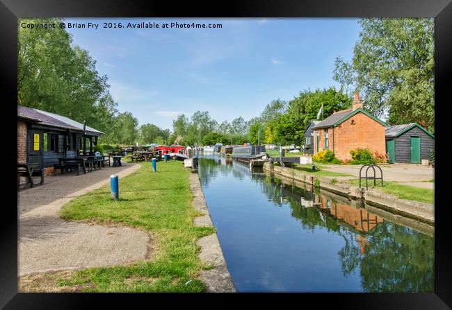 Lock View Framed Print by Brian Fry