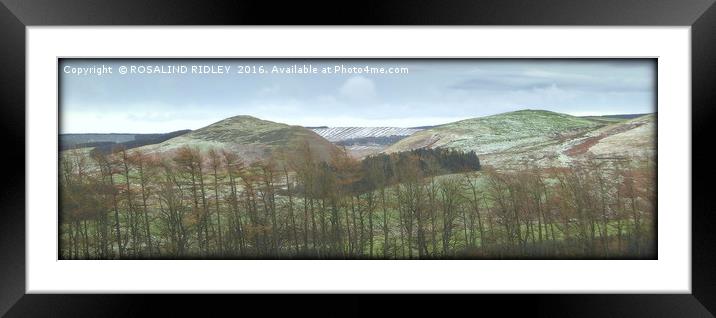 "ACROSS THE GRAMPIANS " Framed Mounted Print by ROS RIDLEY