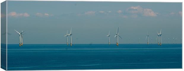wind turbines Canvas Print by nina saunders