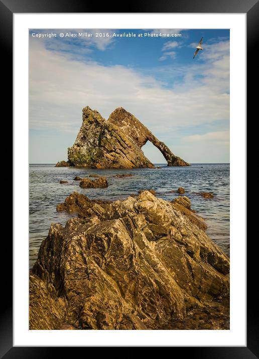 Bowfiddle Rock Framed Mounted Print by Alex Millar