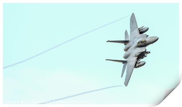 F-15 Strike Eagle Print by Ken Jensen