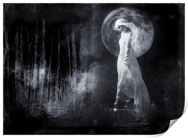 Mysterious Nights Print by Debra Kelday
