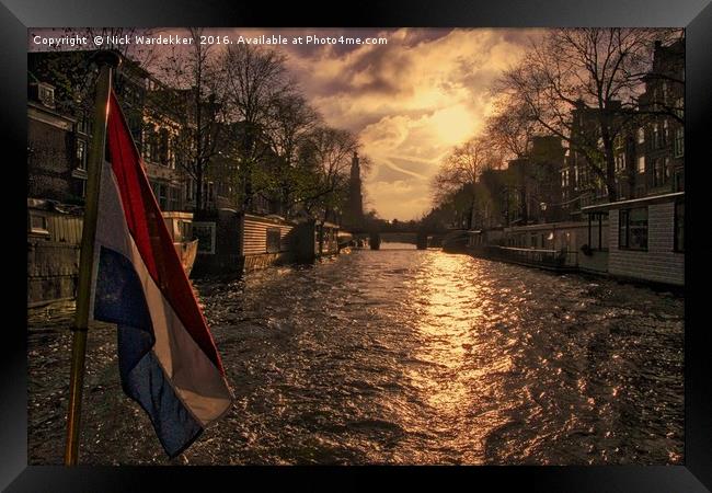 The Westerkerk in Amsterdam Framed Print by Nick Wardekker