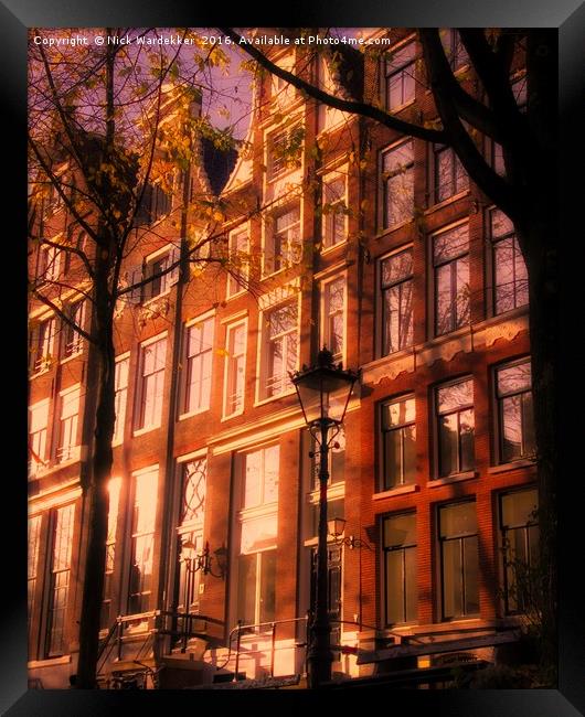 Romantic Amsterdam Framed Print by Nick Wardekker