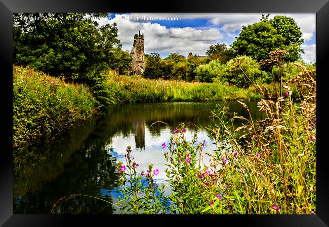 Wharram Percy Framed Print by Reg K Atkinson