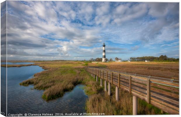 Bodie Island Lighthouse I Canvas Print by Clarence Holmes