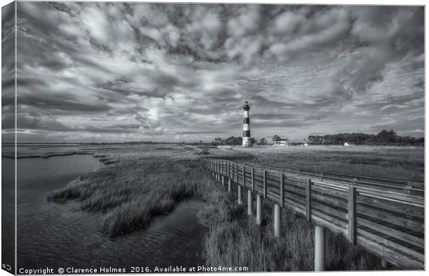 Bodie Island Lighthouse II Canvas Print by Clarence Holmes