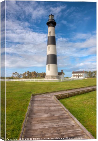 Bodie Island Lighthouse III Canvas Print by Clarence Holmes