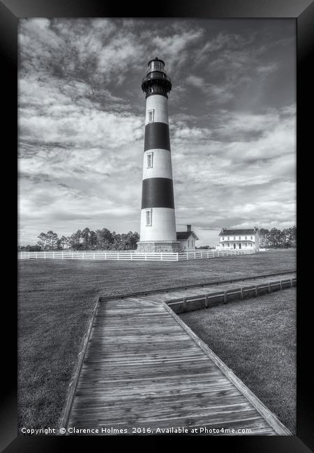 Bodie Island Lighthouse IV Framed Print by Clarence Holmes