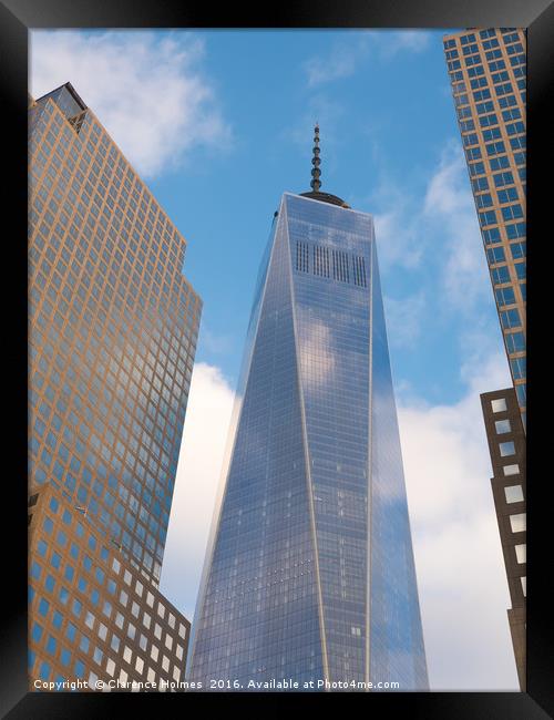One World Trade Center I Framed Print by Clarence Holmes