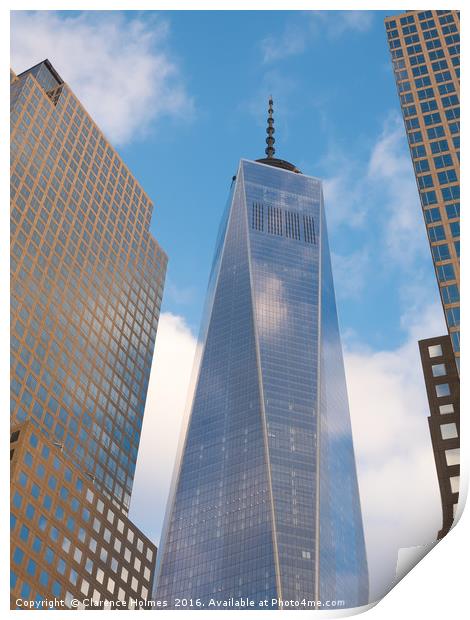 One World Trade Center I Print by Clarence Holmes
