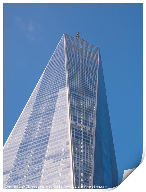 One World Trade Center III Print by Clarence Holmes