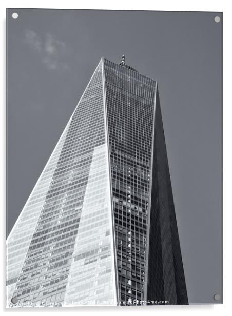 One World Trade Center Acrylic by Clarence Holmes