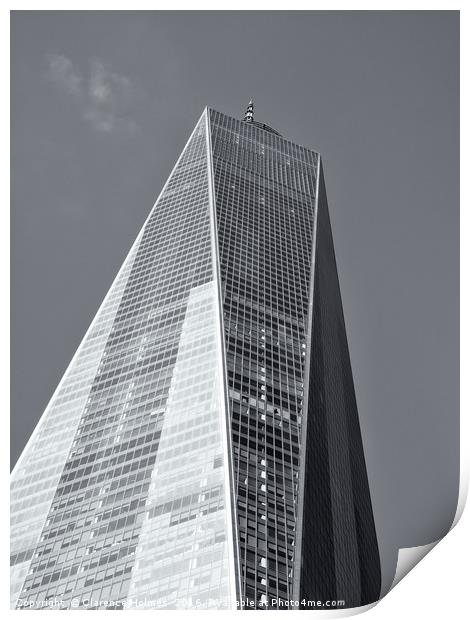 One World Trade Center Print by Clarence Holmes