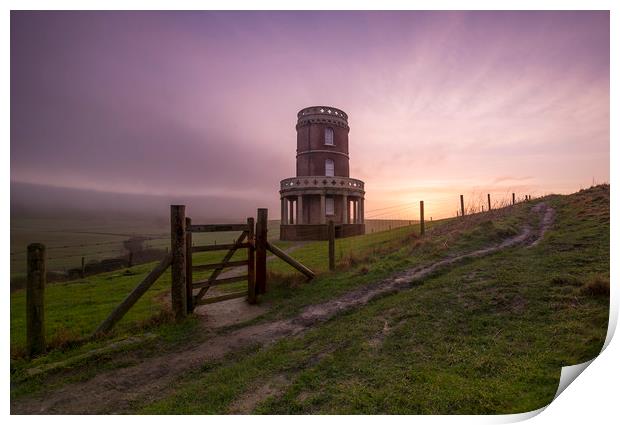 Clavell tower Dorset  Print by Shaun Jacobs