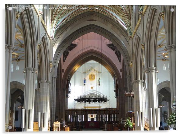 Blackburn Cathedral  Acrylic by Lilian Marshall
