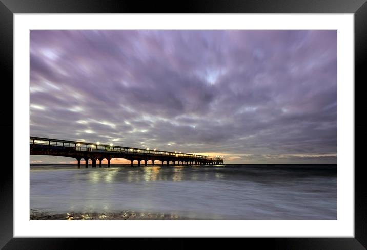 Boscombe pier Dorset  Framed Mounted Print by Shaun Jacobs