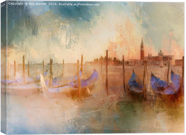 Venice Heat Canvas Print by Ann Garrett