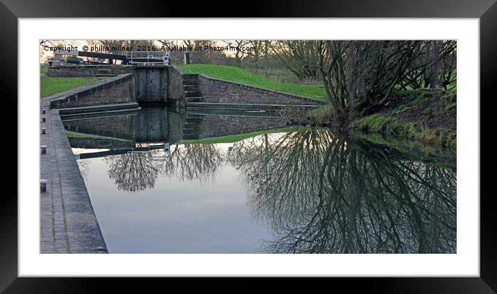 Mirror Reflections Framed Mounted Print by philip milner