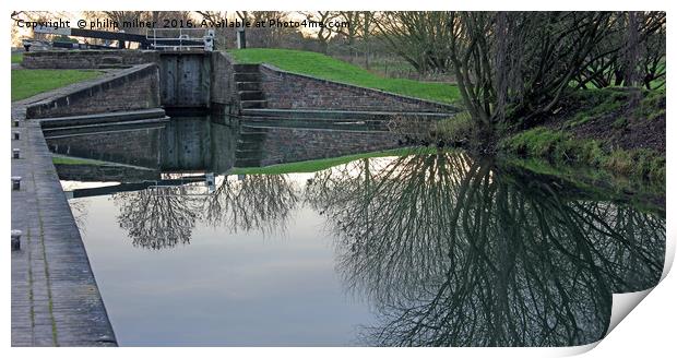Mirror Reflections Print by philip milner