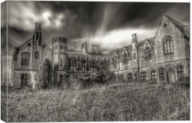 Haunted house  Canvas Print by Andrew Williams