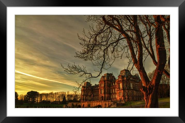 Bowes Museum                              Framed Mounted Print by Andrew Williams