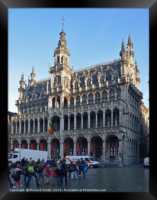  DSC_4773 Traditional building in Brussels         Framed Print by Richard Smith