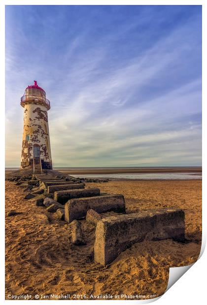Summer Lighthouse Print by Ian Mitchell