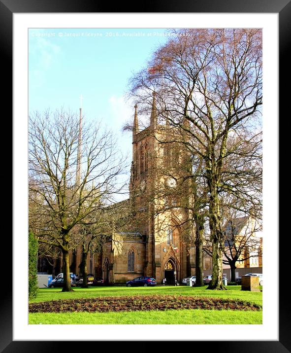 Blackburn Cathedral Framed Mounted Print by Jacqui Kilcoyne