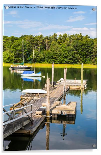 Kennebunk River Acrylic by Ian Danbury