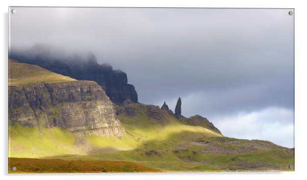 Old Man of Storr, Isle of Skye Acrylic by Andy Redhead