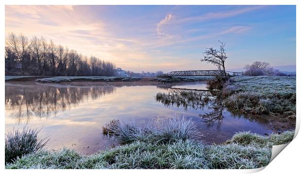 Sudbury Water meadows Print by Ian Merton