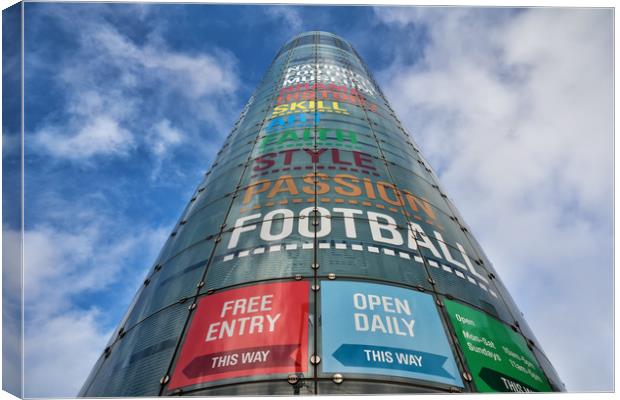 The National Football Museum - Manchester Canvas Print by Gary Kenyon