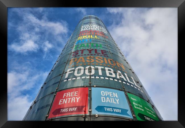 The National Football Museum - Manchester Framed Print by Gary Kenyon