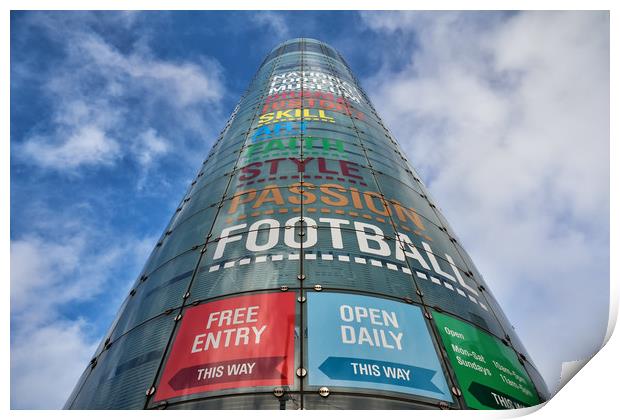 The National Football Museum - Manchester Print by Gary Kenyon